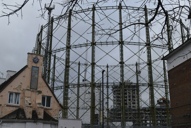 Gasometer No 1 at Oval Gas Works
