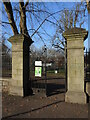 Page Park gates