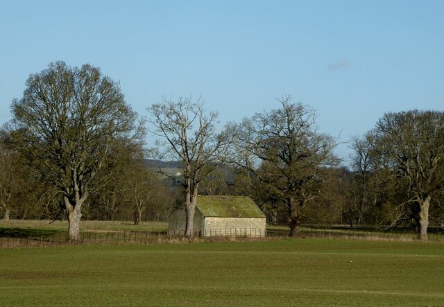 Barn in the grounds of Haughton Castle