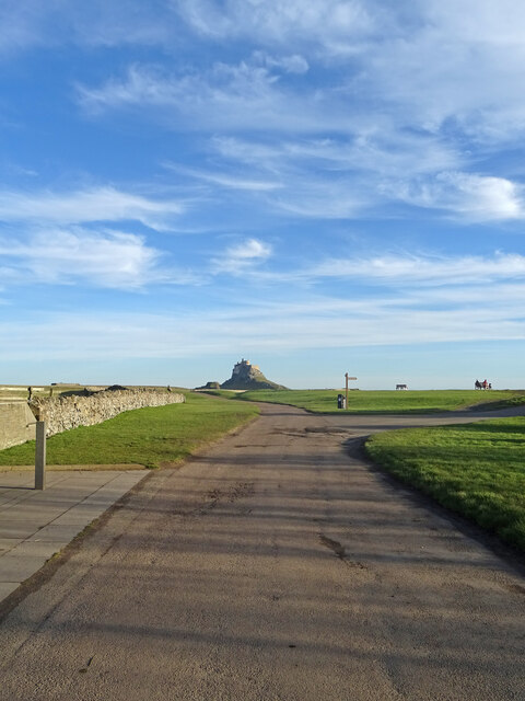 The Road to Lindisfarne Castle