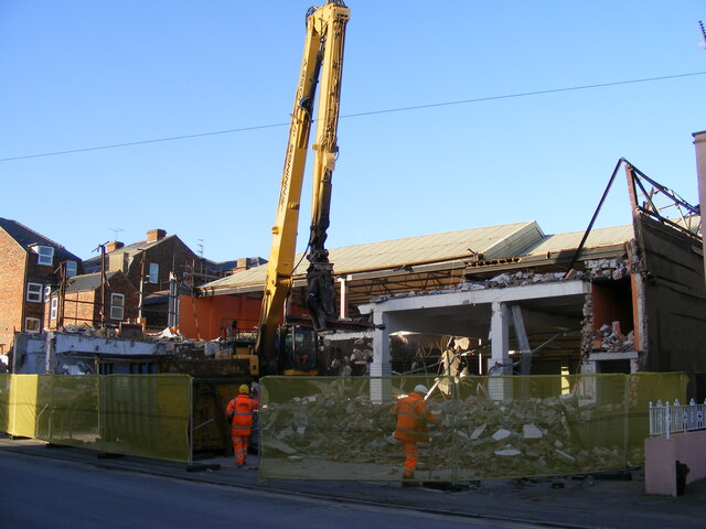 Demolition of former Co-op supermarket building on York Road #11