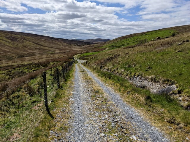The track to Cefngarw