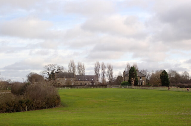 Longlands Farm seen from the path from Woodlands to Bilton Hall Drive, Harrogate