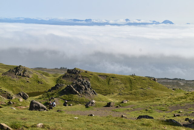 Low cloud seen from The Storr