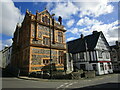 The Bowring Library and the Bell Inn, Moretonhampstead