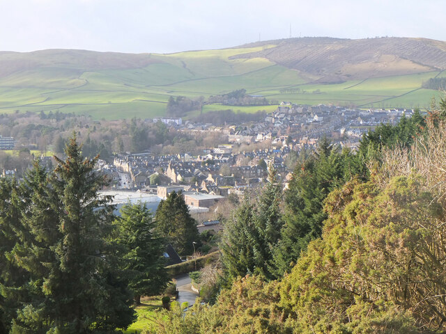 Galashiels from the northeast