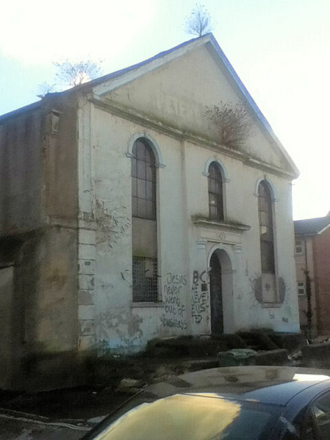 Derelict chapel on Wyndham Street East