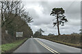 On the A373 heading east approaching Post Cross