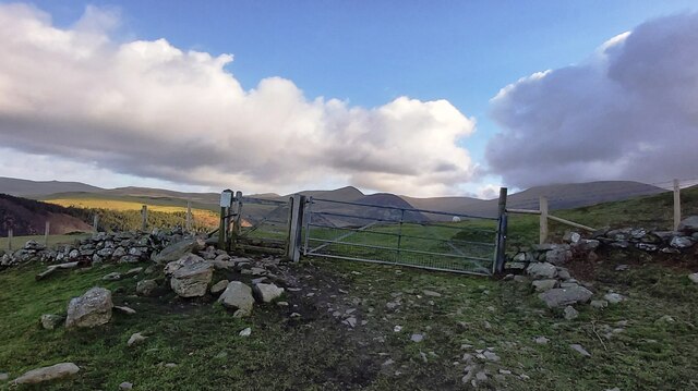 Gated Pasture above Abergwyngregyn