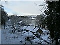 Train to Inverness and railway cottages Delmor