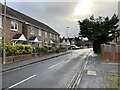 View along Vicarage Road