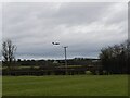 Low flying airplane over Flyford Flavell