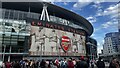 TQ3185 : Clock End, Emirates Stadium, Hornsey Road by Bryn Holmes