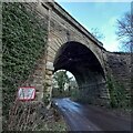 Knaresborough, railway bridge and buttress