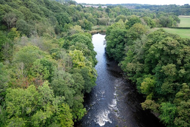 Afon Dyfrdwy (River Dee) seen from the Pontcysyllte Aqueduct