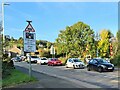 View of a level crossing by Llanbadarn station