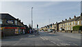 The junction of Springbank Road and Leeds Road (A62), Huddersfield