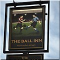 The sign of The Ball Inn