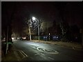 Welcome to Reading School on Erleigh Road, looking east