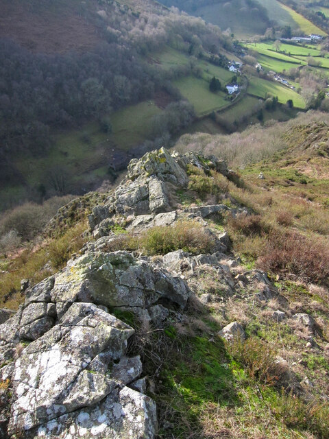 Ridge above Mytton Dingle