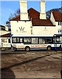SO5517 : Sunday bus, Old Ross Road, Whitchurch, Herefordshire by Jaggery