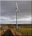 Wind turbine, above Pitglassie