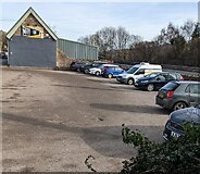 SO5517 : Car park, Whitchurch, Herefordshire by Jaggery