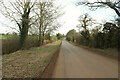 Sibford Road near Redlands Farm