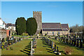 Eglwys St Tysul Church and graveyard, Llandysul