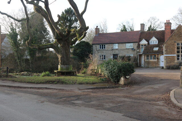 The centre of Sunningwell