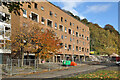 Demolition work at Langlee, Galashiels