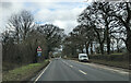 On the eastbound A35 approaching Studhayes Cross