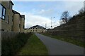 Cycle path beside Lincoln House