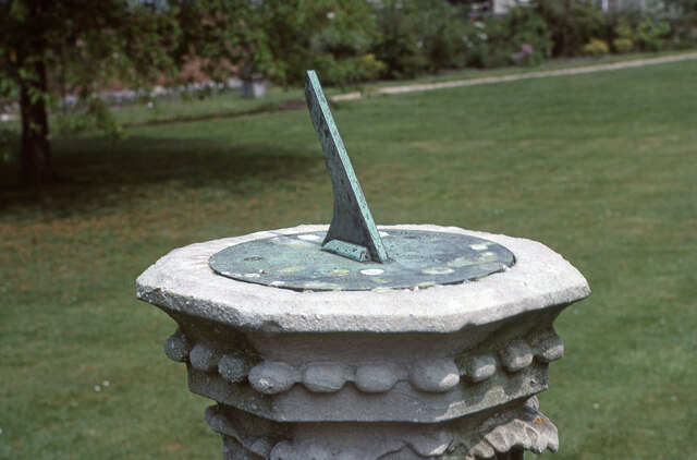 Sundial in the garden of Gilbert White's House