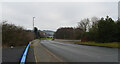 Lindley Moor Road (A643) crossing Blackley New Road (A629), Ainley Top