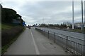 Cycle path along Long Causeway