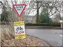 NT3864 : What should we call our cycle route? by Richard Webb