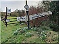 Direction Sign - Signpost on Cheese Lane near Coryates