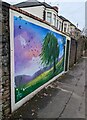 Colourful mural, Queen