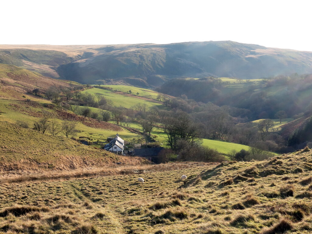 Ffarm Yr Ucheldir / Upland Farm © Alan Richards Cc-by-sa/2.0 ...