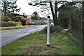 Roadsign, Hugletts Lane