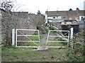 A gate off Laburnham Terrace