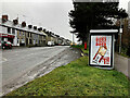 Bus shelter with advertising panel, Omagh