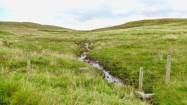 Route from Orwick Water to Kilka Water, Muckle Roe, Shetland