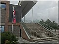 Pavilion steps, Clifton Campus, Nottingham Trent University