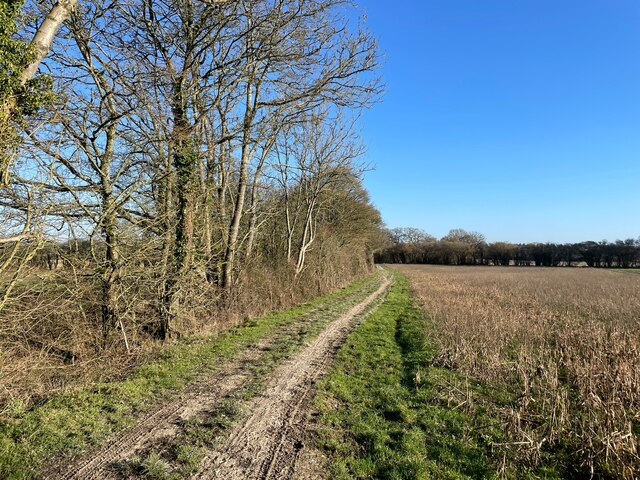 Footpath towards Brown Candover © Mr Ignavy :: Geograph Britain and Ireland