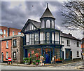 Flower shop with turret