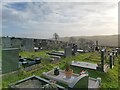 Llangynwyd cemetery looking south