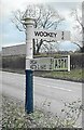 Direction Sign - Signpost on the A371 at Haybridge