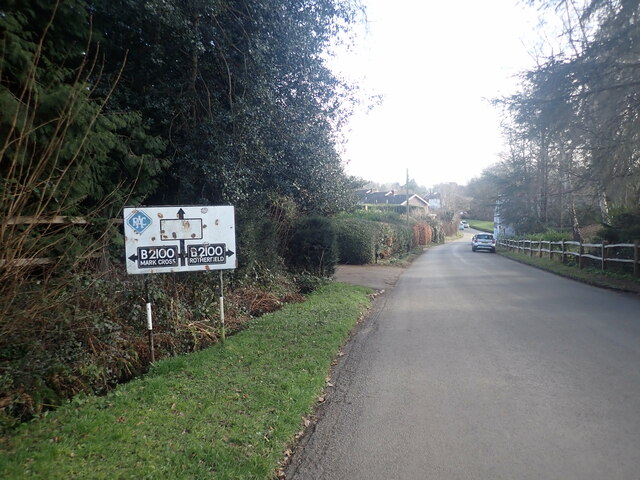 Rotherfield RAC Road Sign